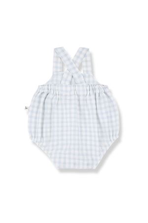 Tutina per neonati in misto cotone a quadretti 1+IN THE FAMILY KIDS | PATRASMISTYBLUE